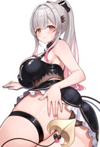 Rating: Questionable Score: 26 Tags: daysss garter honey_strap nanashi_inc. no_bra pantsu pointy_ears skirt_lift suou_patra tail thong User: Arsy