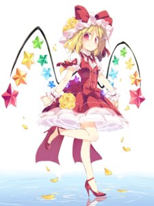 Rating: Safe Score: 9 Tags: dress flandre_scarlet heels satoukibi touhou wings User: DarkRoseofHell