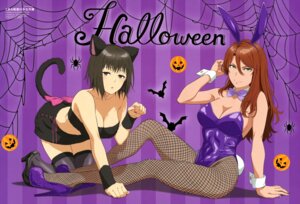 Rating: Questionable Score: 16 Tags: animal_ears bunny_ears bunny_girl fishnets halloween heels mugino_shizuri nekomimi no_bra pantyhose sakamoto_tetsuya tail takitsubo_rikou thighhighs toaru_anbu_no_item toaru_majutsu_no_index User: drop