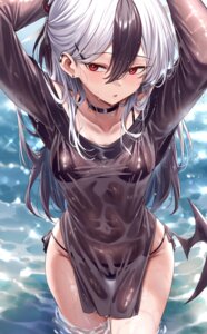 Rating: Questionable Score: 35 Tags: bikini blue_archive devil horns ks onikata_kayoko see_through swimsuits wet wet_clothes wings User: Arsy