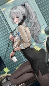 Rating: Questionable Score: 35 Tags: bra lingerie open_shirt pantyhose rhtkd_(gosang) User: VigorousMMM