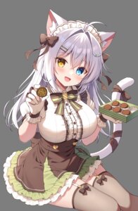 Rating: Safe Score: 9 Tags: aina_rive animal_ears heterochromia maid mauve nekomimi stockings tail thighhighs transparent_png valentine User: Anonymous