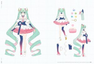 Rating: Safe Score: 17 Tags: character_design hatsune_miku heels rosuuri thighhighs uniform vocaloid User: Anonymous