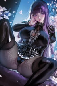 Rating: Questionable Score: 50 Tags: cameltoe fern nixeu pantsu pantyhose see_through skirt_lift sousou_no_frieren thighhighs thong User: lacepanties