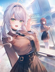 chanto_suki_tte_ieru_ko_musou chihiro_ayaka nanase_nanao seifuku shiragiku_hakua thighhighs