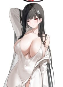 Rating: Questionable Score: 48 Tags: blue_archive dress dress_shirt erect_nipples halo no_bra nopan see_through torrentduck tsukatsuki_rio User: Genex