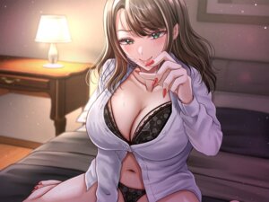 Rating: Questionable Score: 21 Tags: bra dress_shirt lingerie norino open_shirt pantsu wallpaper wet User: kiyoe