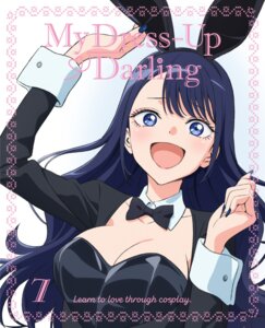 animal_ears bunny_ears bunny_girl disc_cover ishida_kazumasa kitagawa_marin no_bra sono_bisque_doll_wa_koi_wo_suru