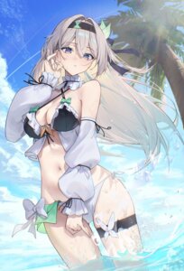 Rating: Questionable Score: 54 Tags: bakemonsou bikini firefly garter honkai:_star_rail swimsuits wet User: VigorousMMM