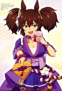 Rating: Questionable Score: 18 Tags: animal_ears chisato inari_one_(umamusume) japanese_clothes open_shirt sarashi uma_musume_cinderella_gray uma_musume_pretty_derby uniform valentine User: drop