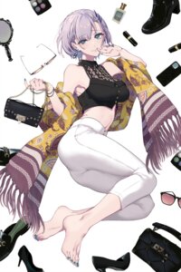 feet hololive hololive_indonesia pavolia_reine pochi_(pochi-goya)