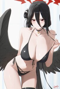 Rating: Questionable Score: 24 Tags: angel bikini blue_archive fritz614 garter hanekawa_hasumi swimsuits undressing wings User: BattlequeenYume