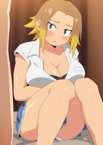 cleavage harahera kasamaru_aoi pantsu ruri_no_houseki skirt_lift