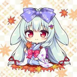 Rating: Safe Score: 9 Tags: animal_ears bunny_ears chibi kimono lump_of_sugar moekibara_fumitake tarumi_konoha yorite_konoha_wa_kurenai_ni User: k25c2yf