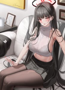 Rating: Questionable Score: 16 Tags: blue_archive bra halo hsxxx lingerie pantyhose see_through skirt_lift sweater tsukatsuki_rio User: VigorousMMM