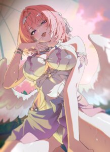Rating: Questionable Score: 9 Tags: no_bra nvl pointy_ears remielle_dan wet wings zenless_zone_zero User: VigorousMMM