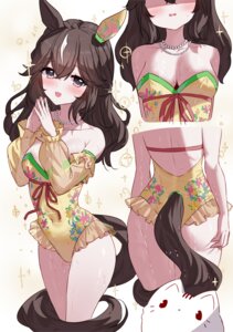 Rating: Questionable Score: 18 Tags: animal_ears curren_bouquetd'or_(umamusume) see_through swimsuits tail tandohark uma_musume_pretty_derby wet User: dandan550