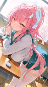 Rating: Safe Score: 92 Tags: aemeath kamory see_through seifuku thighhighs wuthering_waves User: VigorousMMM