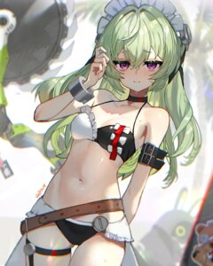 bikini corin_wickes garter loli maid scottie swimsuits wet zenless_zone_zero