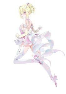 dress garter heels nekometaru no_bra shibou_yuugi_de_meshi_wo_kuu. thighhighs weapon