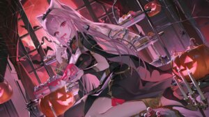 Rating: Questionable Score: 9 Tags: animal_ears cream halloween heels hololive hololive_english misa_(misonyeo_s2) mori_calliope nekomimi see_through wallpaper User: tagme