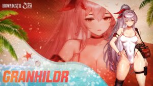 Rating: Questionable Score: 18 Tags: brown_dust_ii garter granhildr origami swimsuits thighhighs wallpaper wet User: blooregardo