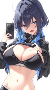 Rating: Questionable Score: 44 Tags: bra hololive hololive_english ouro_kronii ruru_(ruru_nnnn) selfie shirt_lift wet User: VigorousMMM