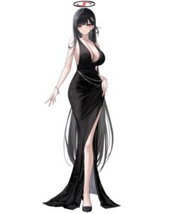 blue_archive dress halo no_bra torrentduck tsukatsuki_rio