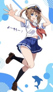 Rating: Safe Score: 19 Tags: high_school_fleet misaki_akeno seifuku skirt_lift zaofeng User: saemonnokami