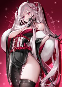 Rating: Questionable Score: 63 Tags: honkai:_star_rail horns japanese_clothes no_bra nopan ringeko-chan sparkle sparxie thighhighs User: VigorousMMM