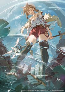 atelier atelier_ryza garter hxxg koei_tecmo reisalin_stout thighhighs weapon