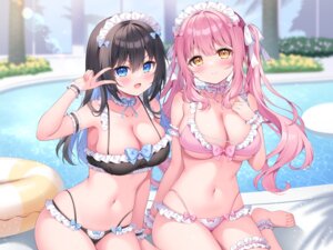Rating: Questionable Score: 12 Tags: bikini garter maid siooooono swimsuits User: Arsy