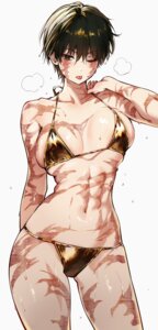 Rating: Questionable Score: 11 Tags: bikini jujutsu_kaisen qiandaiyiyu swimsuits wet zenin_maki User: lacepanties