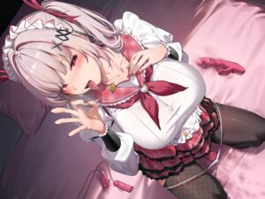 Rating: Explicit Score: 28 Tags: amagimei dildo fishnets honey_noir kimitsu_tenka maid maid_dolce pantsu panty_pull pantyhose pussy_juice torn_clothes vibrator wet User: Arsy
