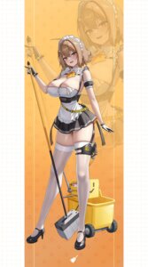 anis garter goddess_of_victory:_nikke heels maid no_bra stockings subob thighhighs