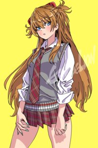 Rating: Safe Score: 11 Tags: horns neon_genesis_evangelion seifuku souryuu_asuka_langley sweater yamashita_shunya User: VigorousMMM