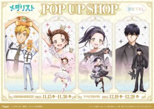 akeuraji_tsukasa dress heels kamisaki_hikaru medalist see_through tagme thighhighs yodaka_jun yuitsuka_inori