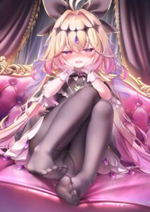 Rating: Questionable Score: 90 Tags: chen_bin feet meitantei_precure! moria_luluka pantsu pantyhose precure see_through skirt_lift uniform User: hln