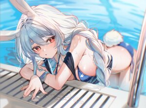 Rating: Questionable Score: 51 Tags: animal_ears bikini bunny_ears hololive pekomama shuri_(84k) swimsuits tail wet User: whitespace1