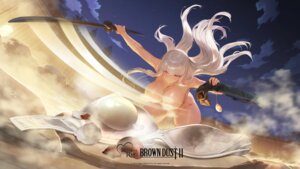 Rating: Questionable Score: 56 Tags: blade_(brown_dust_ii) brown_dust_ii censored naked onsen origami sword wallpaper wet User: blooregardo