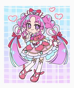 Rating: Safe Score: 4 Tags: chibi kobayashi_mikuru meitantei_precure! precure sketch thighhighs uniform yano_akane User: himeno_nanako