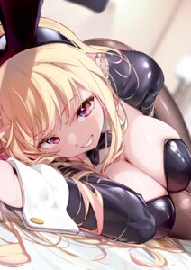 Rating: Questionable Score: 61 Tags: animal_ears bunny_ears bunny_girl fishnets hong kitagawa_marin no_bra pantyhose sono_bisque_doll_wa_koi_wo_suru User: Anonymous