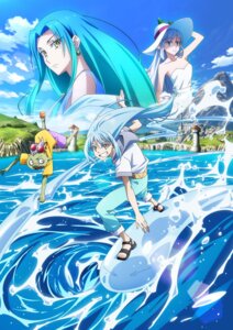 dress elf elmesia_el-ru_sarion gobta megane no_bra pointy_ears rimuru_tempest tagme tensei_shitara_slime_datta_ken wet