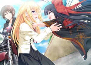 Rating: Safe Score: 13 Tags: kimono lump_of_sugar moekibara_fumitake nue tayutama User: k25c2yf