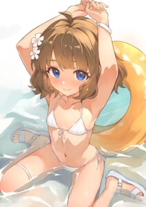Rating: Questionable Score: 60 Tags: b1ack bikini garter loli suou_momoko swimsuits the_idolm@ster the_idolm@ster_million_live! wet User: saemonnokami