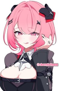 Rating: Questionable Score: 14 Tags: miri_(cherryjelly) no_bra ramiel see_through zenless_zone_zero User: zyll