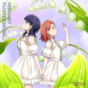 asaka_karin disc_cover love_live!_(series) love_live!_nijigasaki_gakuen_school_idol_doukoukai tagme uehara_ayumu