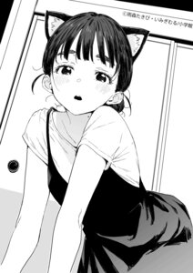Rating: Safe Score: 29 Tags: animal_ears basori_tiara dress imigimuru make_heroine_ga_oosugiru! monochrome nekomimi User: Spidey