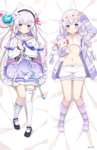 Rating: Questionable Score: 25 Tags: bloomers dakimakura garter indie_virtual_youtuber lingerie loli mei_miyuri pajama shirt_lift sweater thighhighs tobio_illust weapon User: Anonymous