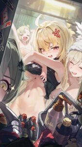 bottomless burnice_white caesar_king censored luciana_de_montefio no_bra piper_wheel shirt_lift sushispin topless undressing wet zenless_zone_zero